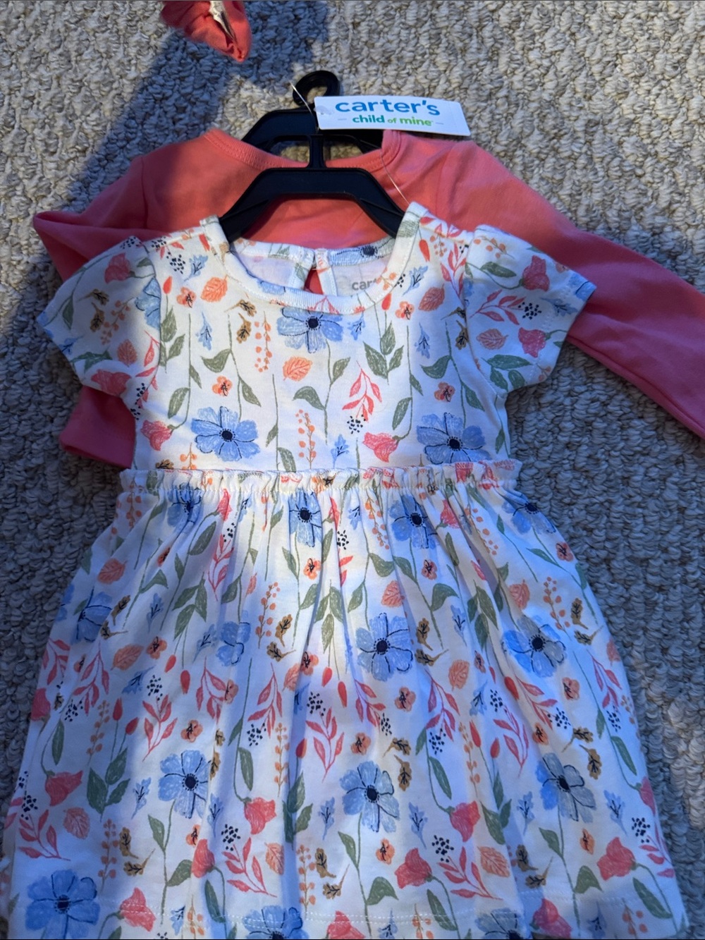 Carter's Pink Floral Dress Set - Picture 4 of 7